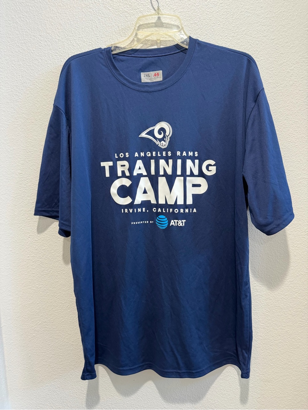Los Angeles Rams Navy Training Camp Short Sleeve Tee - Team Logo die 2XL